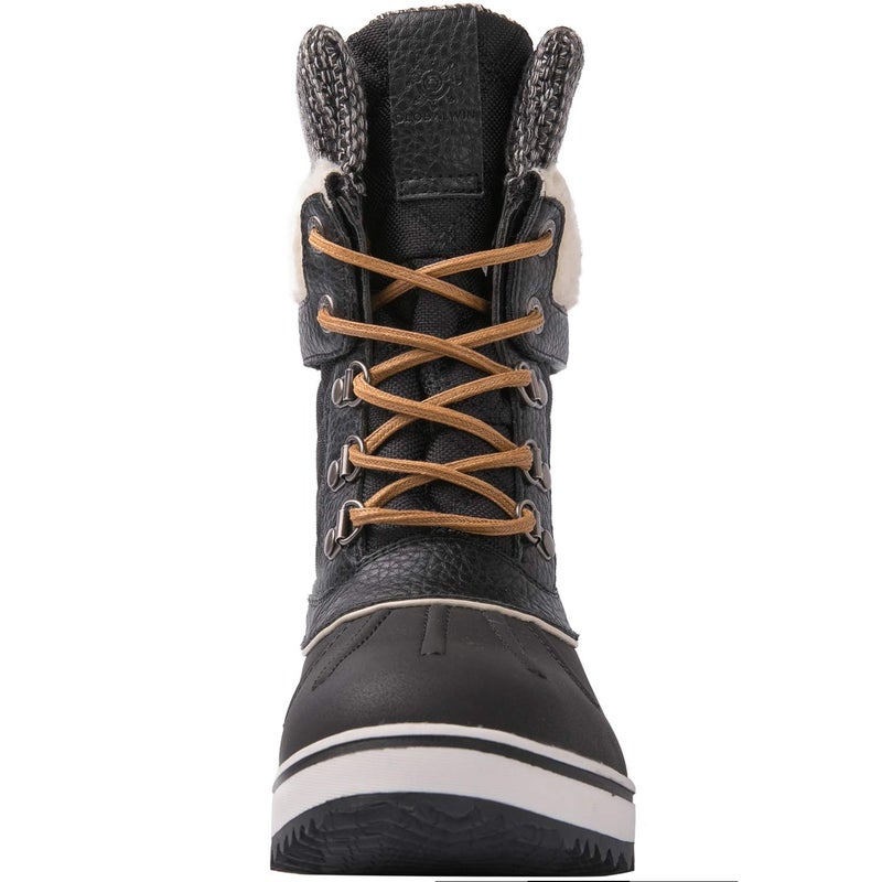 GLOBALWIN Snow Boots For Women Black Women's Winter Boots 8M - Image 4
